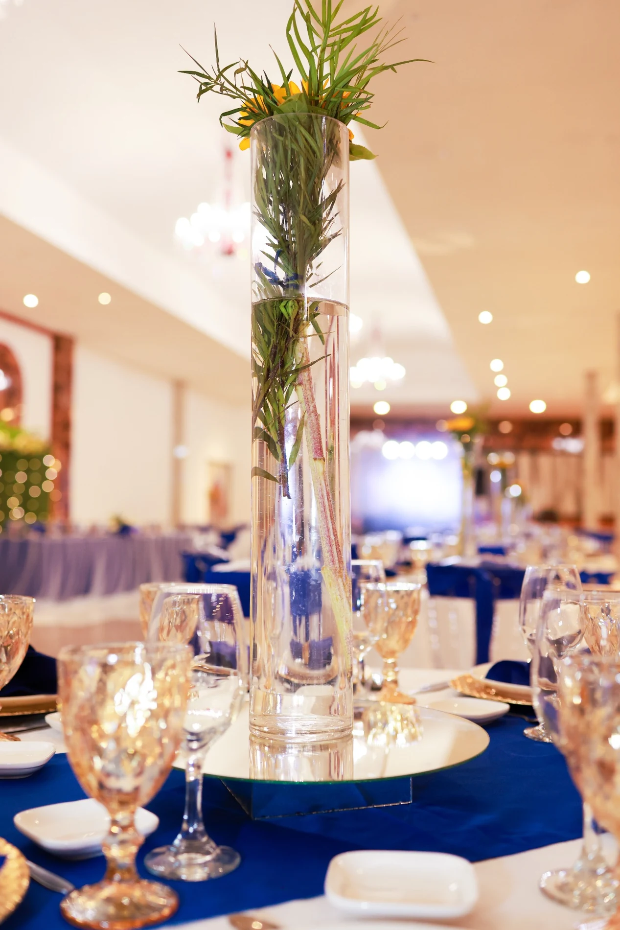 Centro de mesa en evento producido por JASH