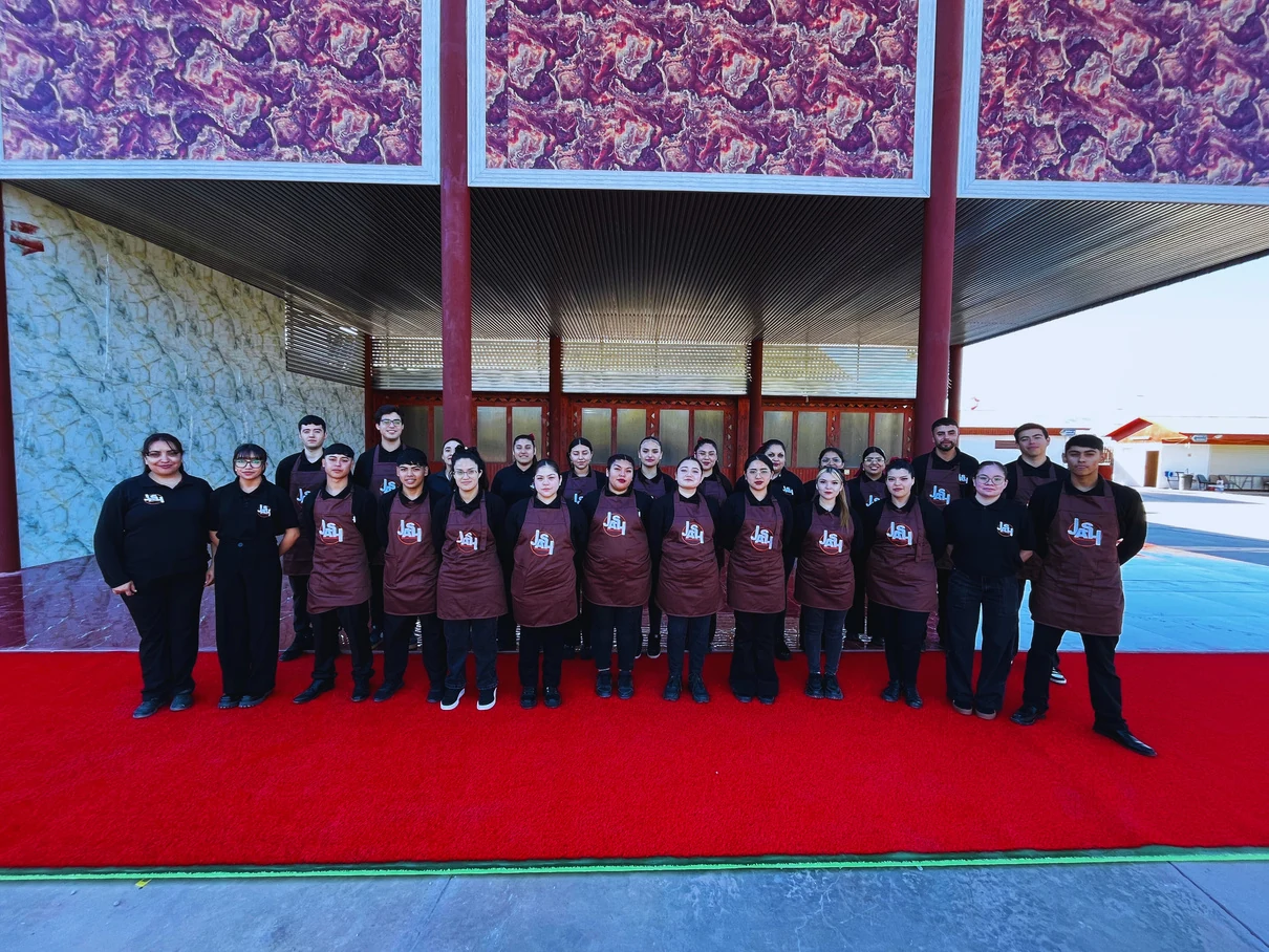 Equipo de JASH Producciones en un evento corporativo